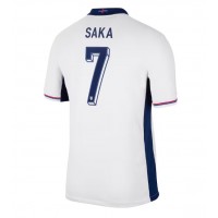 Camiseta Inglaterra Bukayo Saka #7 Primera Equipación Eurocopa 2024 manga corta